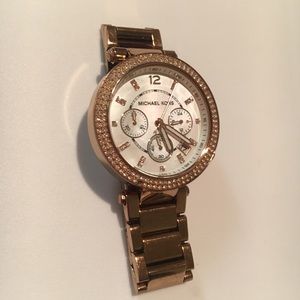 Used Michael Kors Rose Gold Watch